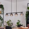 Ripoll Lampadario a sospensione, Lampada a sfera, Lampada a sospensione Chiaro, Grigio fumo, 4-Luci
