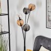 Koyoto Lampada a sfera, Lampada da terra Ambrato, Chiaro, Grigio fumo, 5-Luci