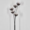 Koyoto Lampada a sfera, Lampada da terra Chiaro, Grigio fumo, 5-Luci
