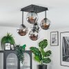Gastor Plafoniera, Lampada a sfera Grigio fumo, 5-Luci