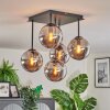 Gastor Plafoniera, Lampada a sfera Grigio fumo, 5-Luci