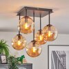 Gastor Plafoniera, Lampada a sfera Ambrato, 5-Luci Gastor Plafoniera, Lampada a sfera Ambrato, 5-Luci