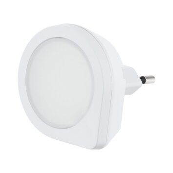 Eglo TINEO Lampada da presa elettrica LED Bianco, 1-Luce, Sensori di movimento