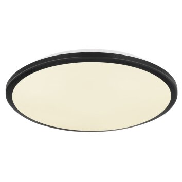 Illuminazione Globo Lighting Xander Plafoniera LED Nero, 1-Luce