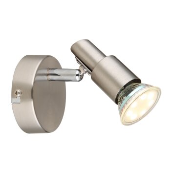 Illuminazione Globo Lighting Kinley Plafoniera Cromo, Nichel opaco, 1-Luce