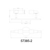 Illuminazione Globo Lighting Kinley Plafoniera Cromo, Nichel opaco, 2-Luci