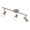 Illuminazione Globo Lighting Kinley Plafoniera Cromo, Nichel opaco, 3-Luci