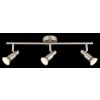 Illuminazione Globo Lighting Kinley Plafoniera Cromo, Nichel opaco, 3-Luci