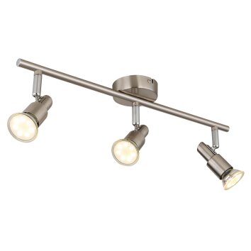 Illuminazione Globo Lighting Kinley Plafoniera Cromo, Nichel opaco, 3-Luci