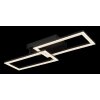 Illuminazione Globo Lighting Sapena Plafoniera LED Nero, 1-Luce