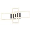Illuminazione Globo Lighting Sapena Plafoniera LED Grigio, Nero, 1-Luce