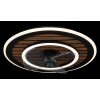 Illuminazione Globo Lighting Trevino Lampada con ventilatore LED Écru, Nero, 1-Luce, Telecomando