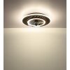 Illuminazione Globo Lighting Trevino Lampada con ventilatore LED Écru, Nero, 1-Luce, Telecomando