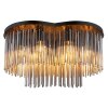 Illuminazione Globo Lighting Gorley Plafoniera Nero, 6-Luci