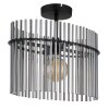 Illuminazione Globo Lighting Gorley Plafoniera Nero, 1-Luce