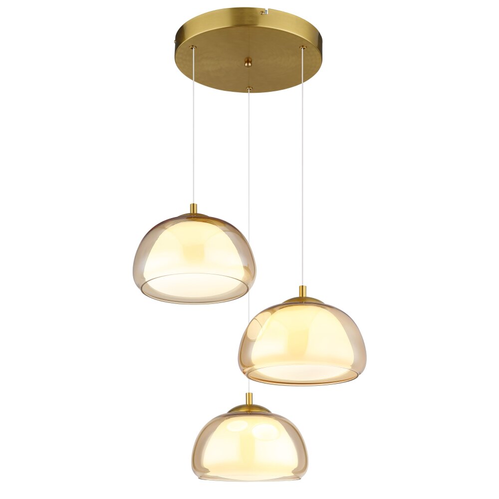 Illuminazione Globo Lighting Avila Lampadario a sospensione LED Oro, 1-Luce, Telecomando main product photo