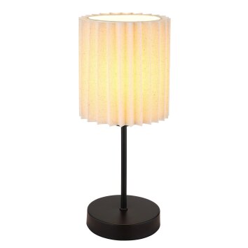 Illuminazione Globo Lighting Page Lampada da tavolo Nero, 1-Luce