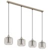 Illuminazione Globo Lighting Alfred Lampadario a sospensione Sabbia, 4-Luci