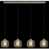 Illuminazione Globo Lighting Alfred Lampadario a sospensione Sabbia, 4-Luci