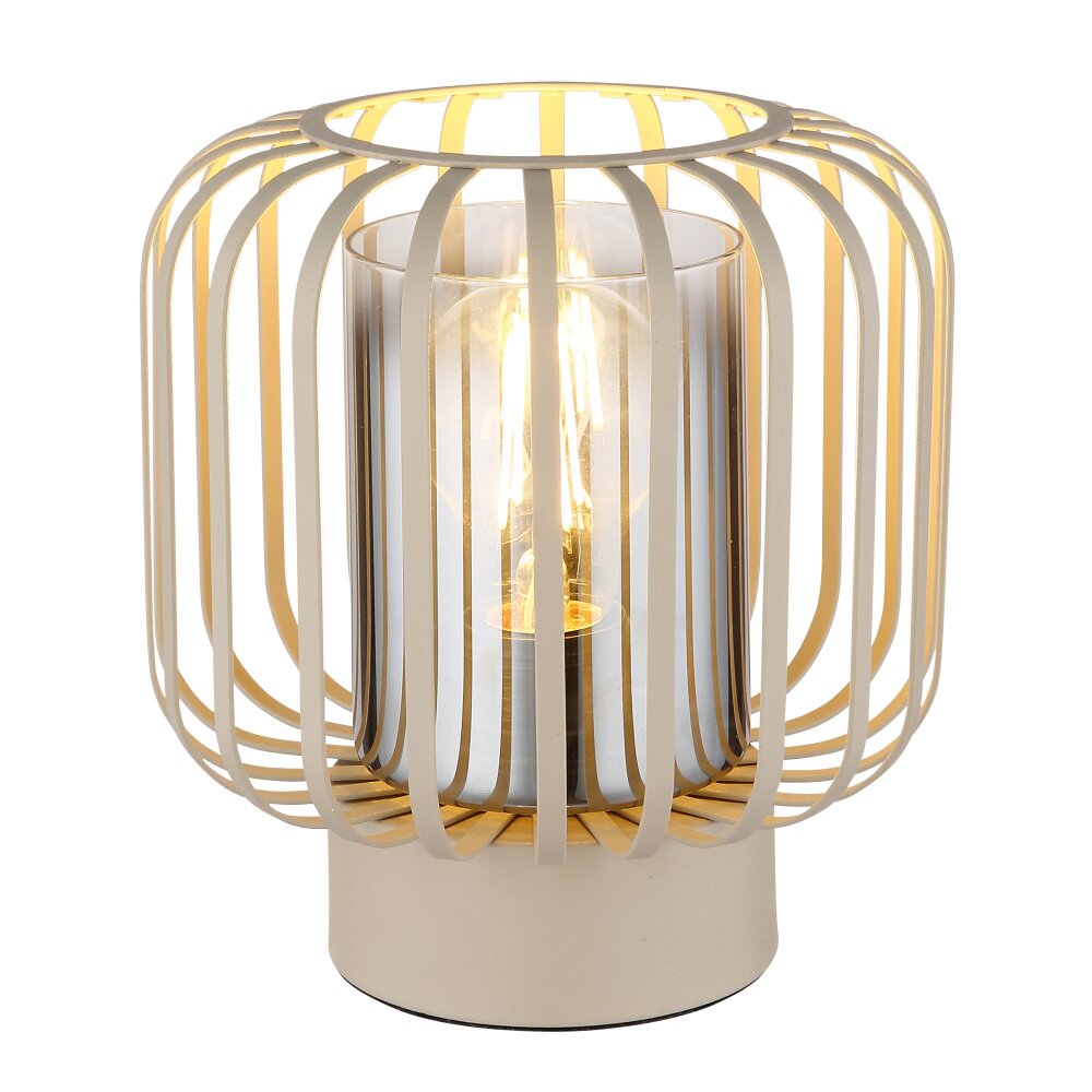 Illuminazione Globo Lighting Alfred Lampada da tavolo Sabbia, 1-Luce main product photo