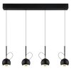 Illuminazione Globo Lighting Donovan Lampadario a sospensione LED Cromo, Nero, 1-Luce