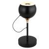 Illuminazione Globo Lighting Donovan Lampada da tavolo LED Cromo, Nero, 1-Luce