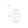 Illuminazione Globo Lighting Kladora Plafoniera Nichel opaco, 1-Luce