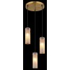 Illuminazione Globo Lighting Karolo Lampadario a sospensione Oro, 3-Luci