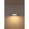 Illuminazione Globo Lighting Rocha Lampadario a sospensione LED Bianco, 1-Luce