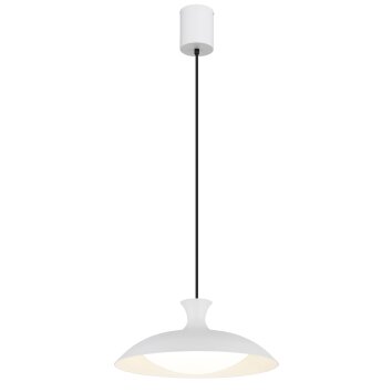 Illuminazione Globo Lighting Rocha Lampadario a sospensione LED Bianco, 1-Luce