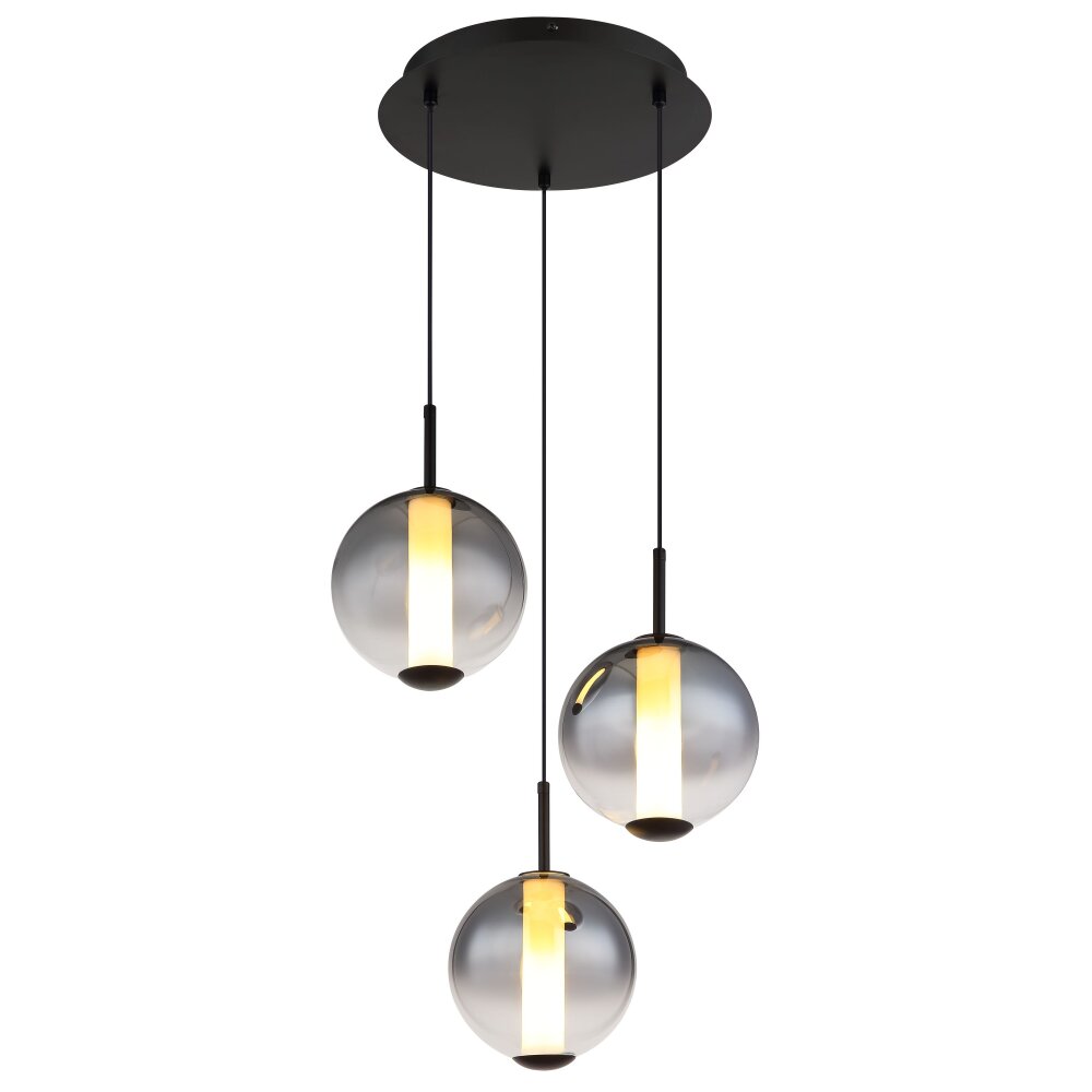 Illuminazione Globo Lighting Lacy Lampadario a sospensione LED Nero, 1-Luce main product photo