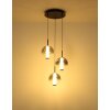 Illuminazione Globo Lighting Lacy Lampadario a sospensione LED Nero, 1-Luce