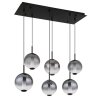 Illuminazione Globo Lighting Lacy Lampadario a sospensione LED Nero, 1-Luce