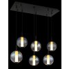 Illuminazione Globo Lighting Lacy Lampadario a sospensione LED Nero, 1-Luce