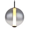 Illuminazione Globo Lighting Lacy Lampadario a sospensione LED Nero, 1-Luce