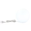 Illuminazione Globo Lighting Balla Lampada da tavolo Nichel opaco, 1-Luce