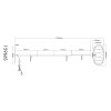 Illuminazione Globo Lighting Greys Lampada da terra Nero, 1-Luce