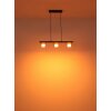 Illuminazione Globo Lighting Higgins Lampadario a sospensione Oro, Nero, 3-Luci