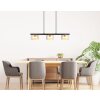 Illuminazione Globo Lighting Higgins Lampadario a sospensione Oro, Nero, 3-Luci
