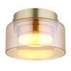 Illuminazione Globo Lighting Higgins Plafoniera Oro, 1-Luce