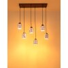 Illuminazione Globo Lighting Felicia Lampadario a sospensione Nero, 6-Luci