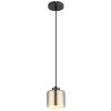 Illuminazione Globo Lighting Felicia Lampadario a sospensione Nero, 1-Luce