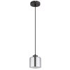 Illuminazione Globo Lighting Felicia Lampadario a sospensione Nero, 1-Luce