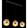 Illuminazione Globo Lighting Severin Lampadario a sospensione LED Nero, 1-Luce
