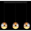 Illuminazione Globo Lighting Severin Lampadario a sospensione LED Nero, 1-Luce