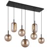 Illuminazione Globo Lighting Severin Lampadario a sospensione LED Nero, 1-Luce