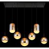 Illuminazione Globo Lighting Severin Lampadario a sospensione LED Nero, 1-Luce