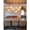 Illuminazione Globo Lighting Severin Lampadario a sospensione LED Nero, 1-Luce