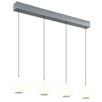 Illuminazione Globo Lighting Simmons Lampadario a sospensione LED Grigio, 1-Luce