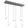 Illuminazione Globo Lighting Simmons Lampadario a sospensione LED Grigio, 1-Luce